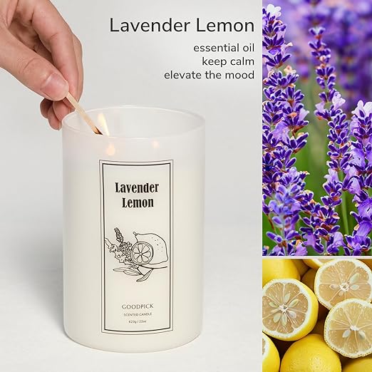 Goodpick Lavender Sketch Scented Candle