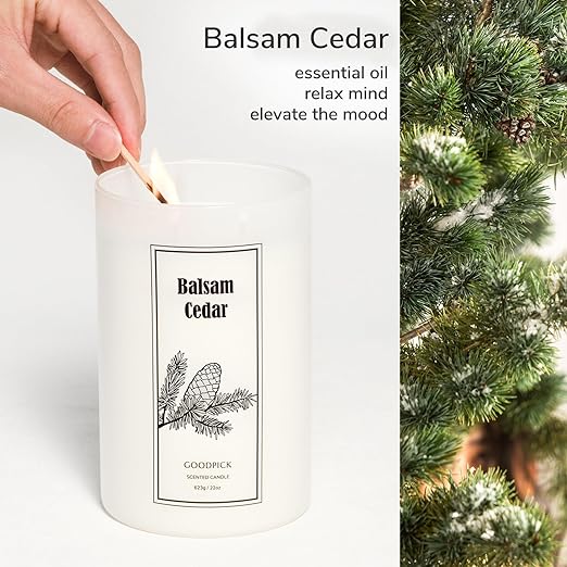 Goodpick Balsam & Cedar Sketch Scented Candle