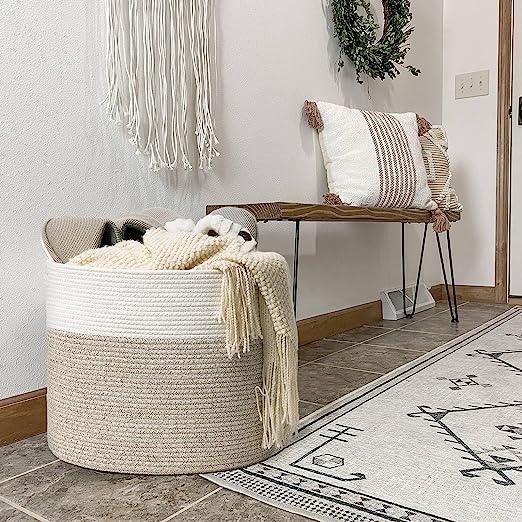 Goodpick Brown Woven Rope Basket