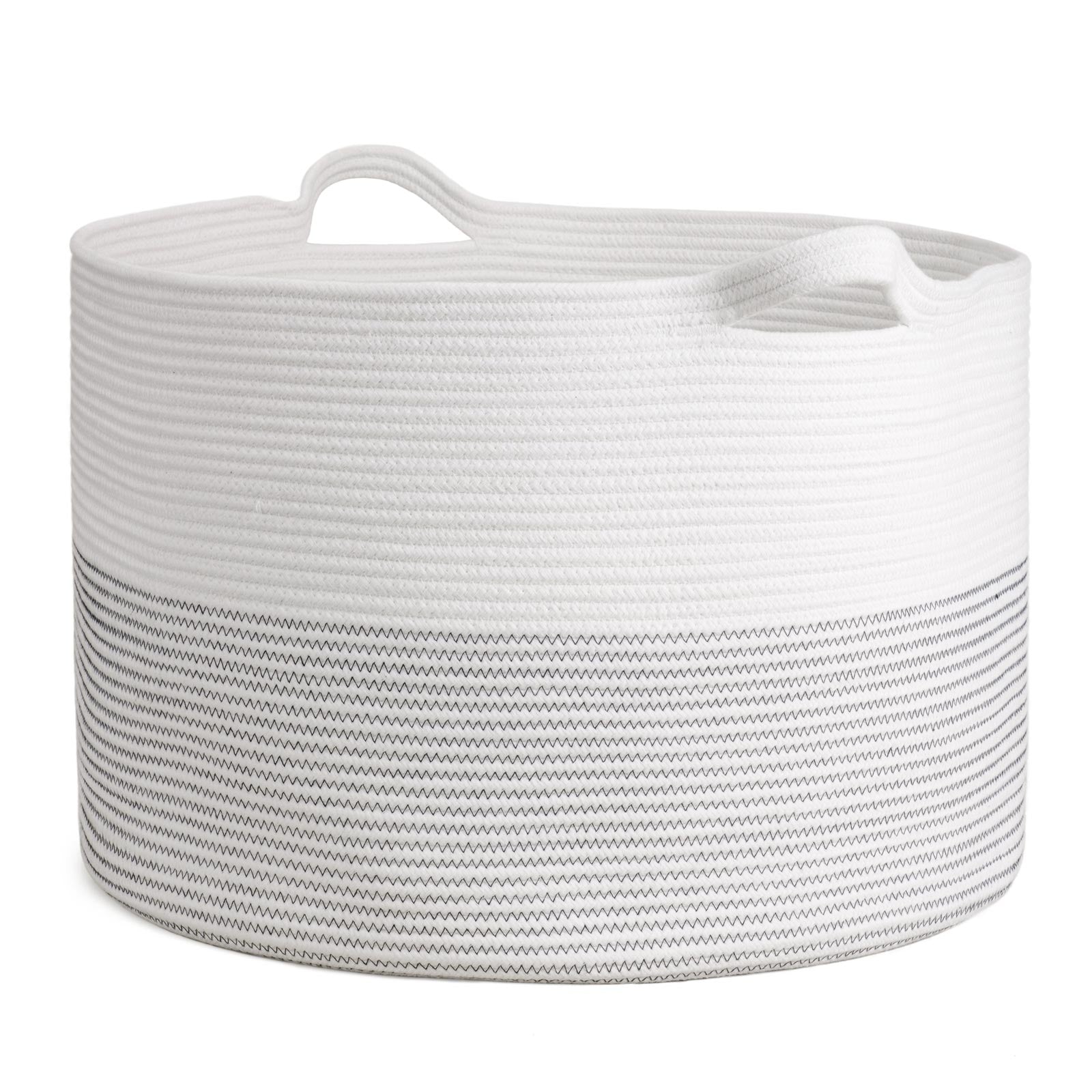 Goodpick White XXXLarge Cotton Rope Storage Basket