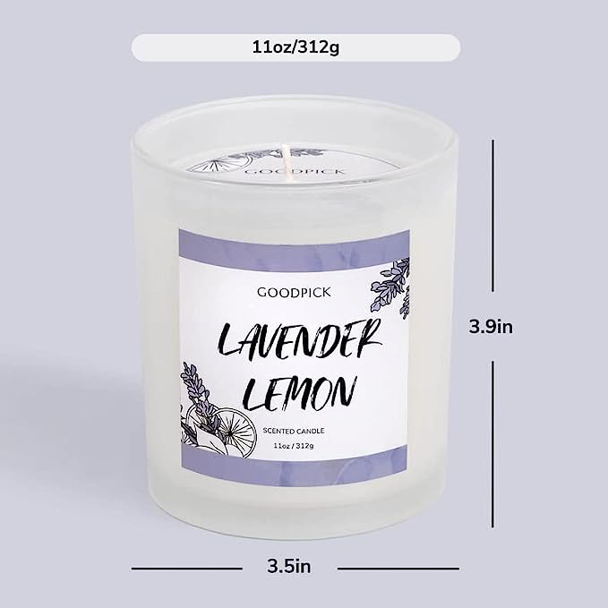 Goodpick Lemon Lavender Scented Candle
