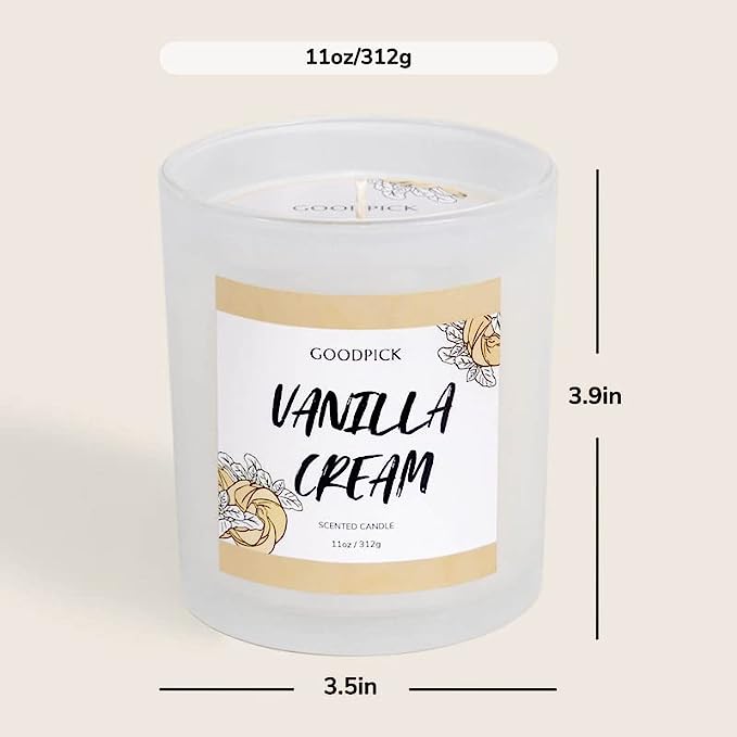 Goodpick Vanilla Cream Scented Candle