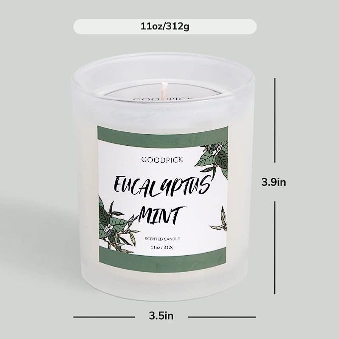 Goodpick Eucalyptus Mint Scented Candle