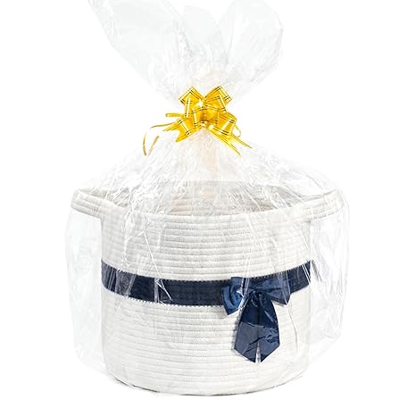 Goodpick White Bow Tie Baby Gift Basket