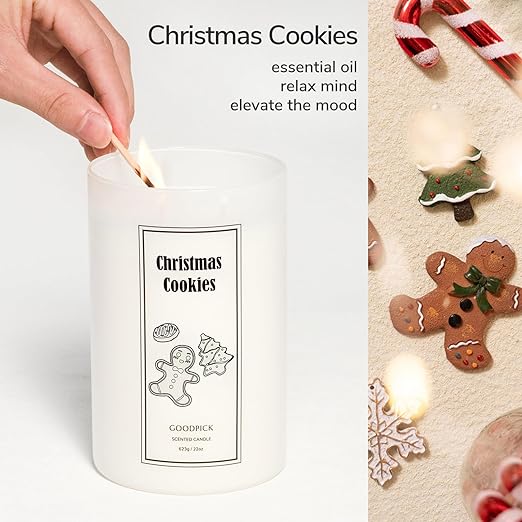 Goodpick Christmas Cookies Sketch Scented Candle