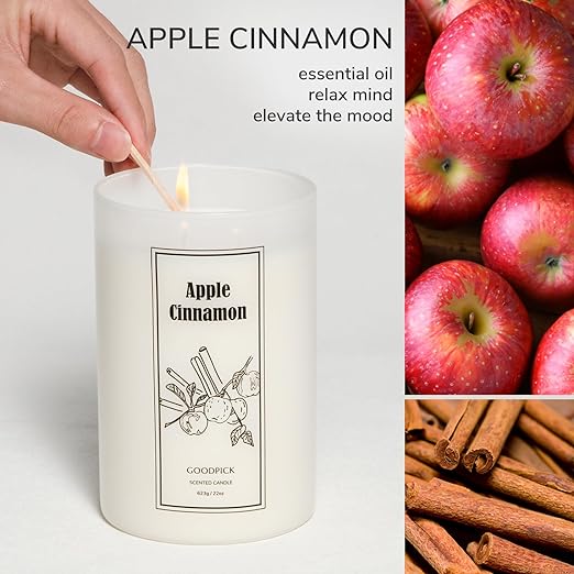 Goodpick Apple Cinnamon Sketch Scented Candle