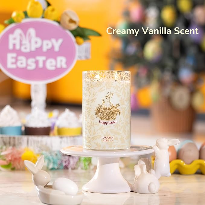 Goodpick Creamy Vanilla Easter Scent Candles