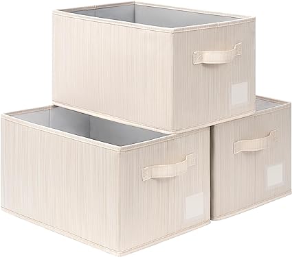Goodpick White Square Storage Basket-3Pack
