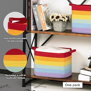 Goodpick Rainbow Square Shelf Basket