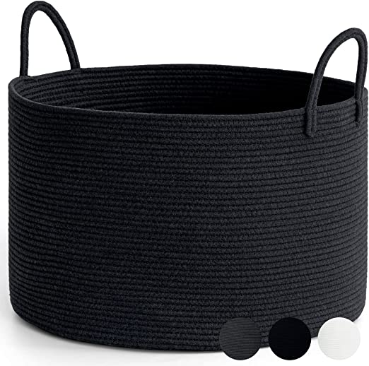 Goodpick Black Extra Large Storage Basket